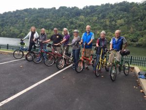 Eight Bike Friday riders trek the Great Allegheny Passage