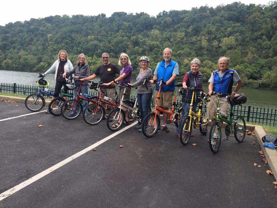 Eight Bike Friday riders trek the Great Allegheny Passage