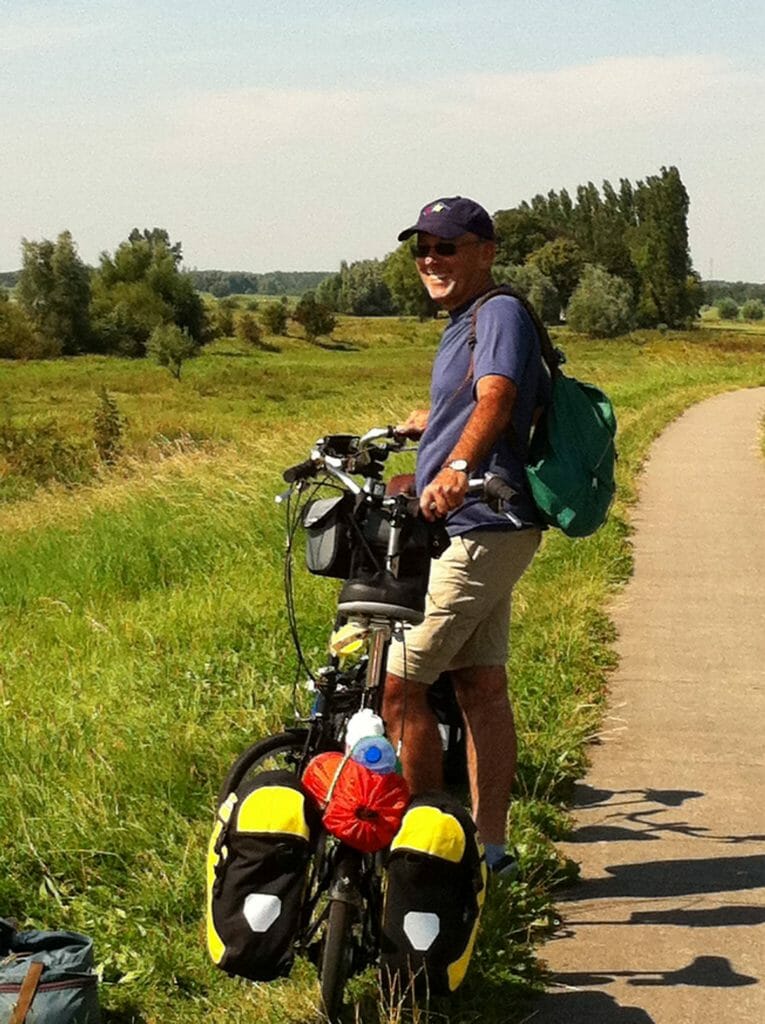 Bike path in the Netherlands