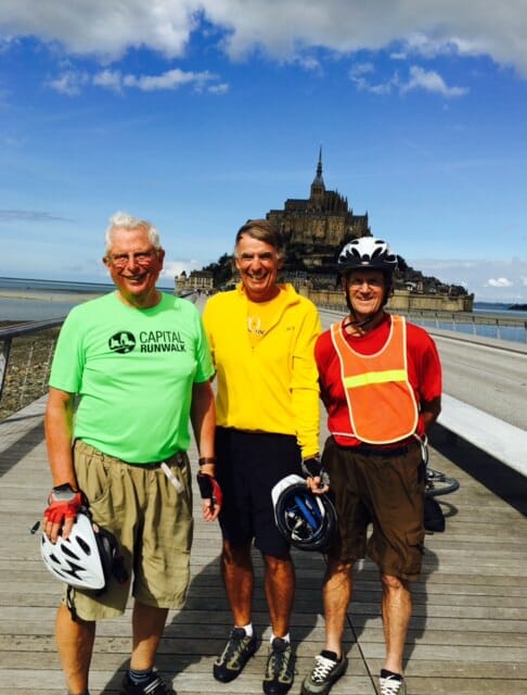 Biking to French island fortress 