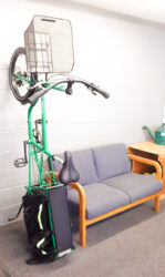 Bike Friday Haul-A-Day Elite cargo bike stored