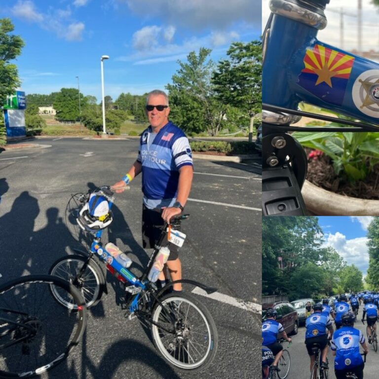 Police Unity Tour on a New World Tourist