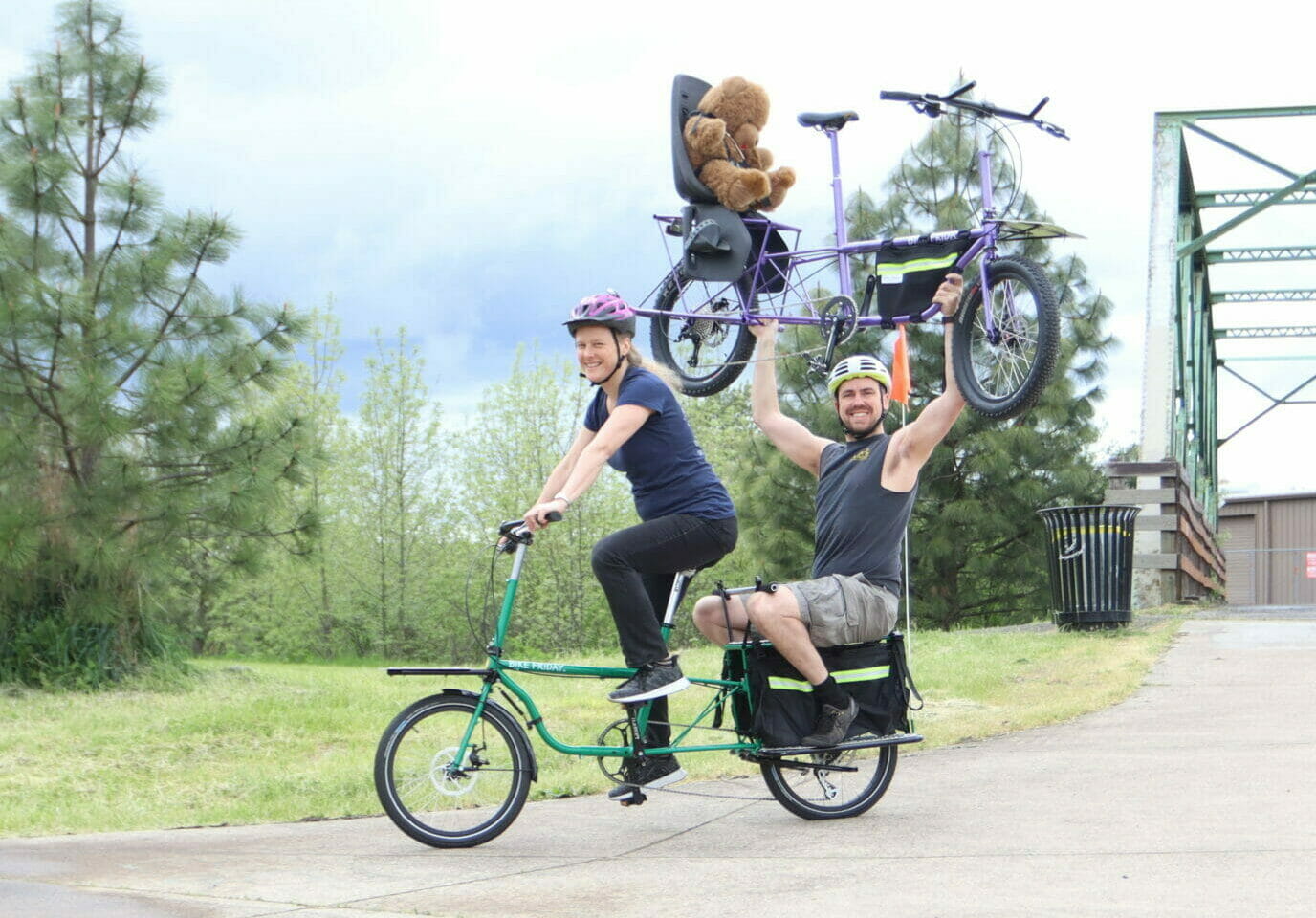 Bike Friday Haul-a-day Cargo Bike Willie & Hanna